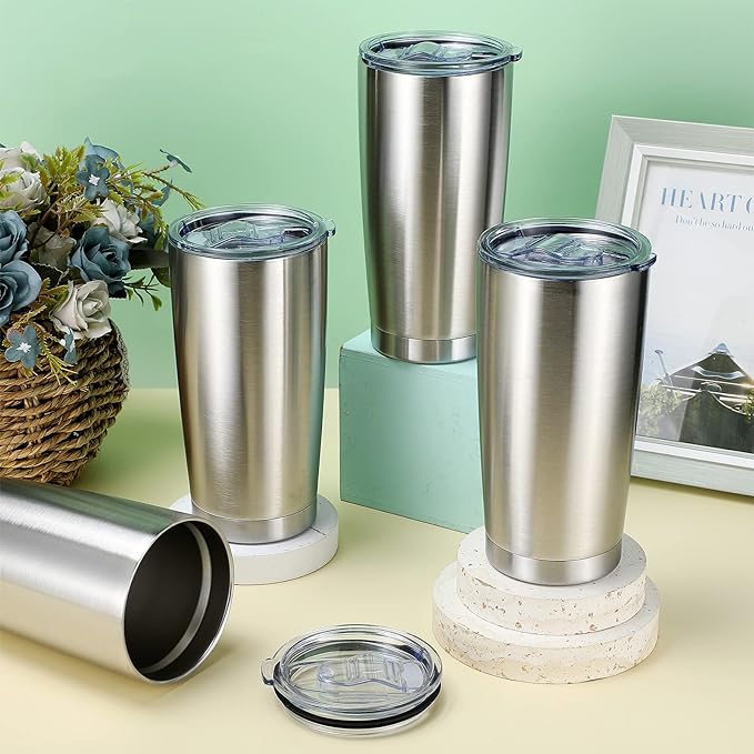 Personalized Sieral 20 oz Stainless Steel Tumbler with Vacuum Lid