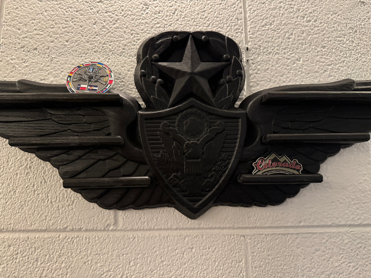 Air Crewmember badge coin holder