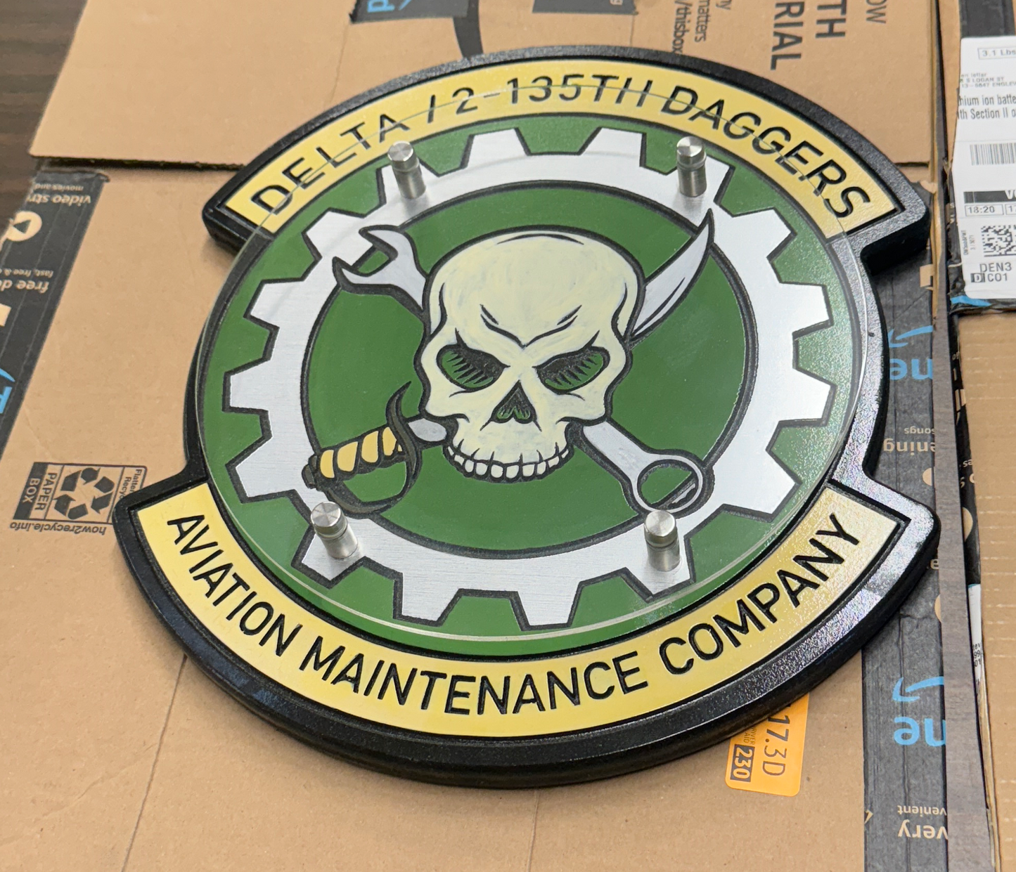 Unit Patch Medallions, awards, and gifts