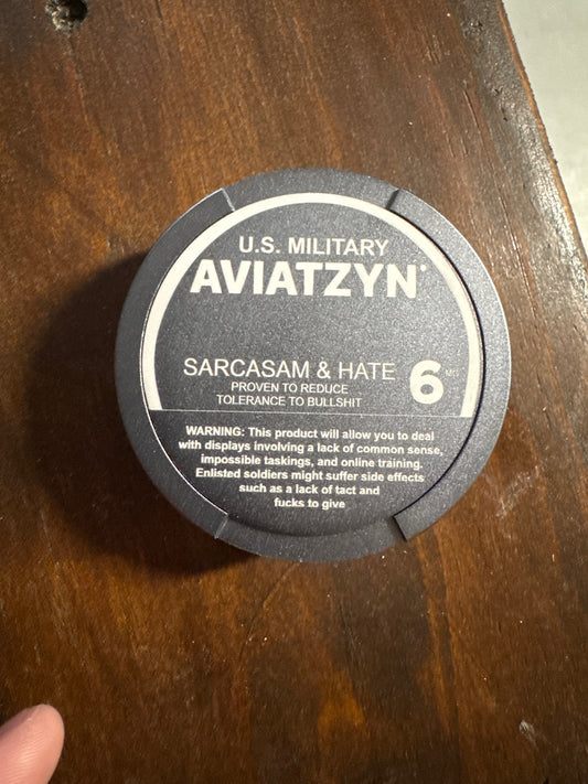 Snus/Zyn Pouch Container- Aluminum " Aviatzyn