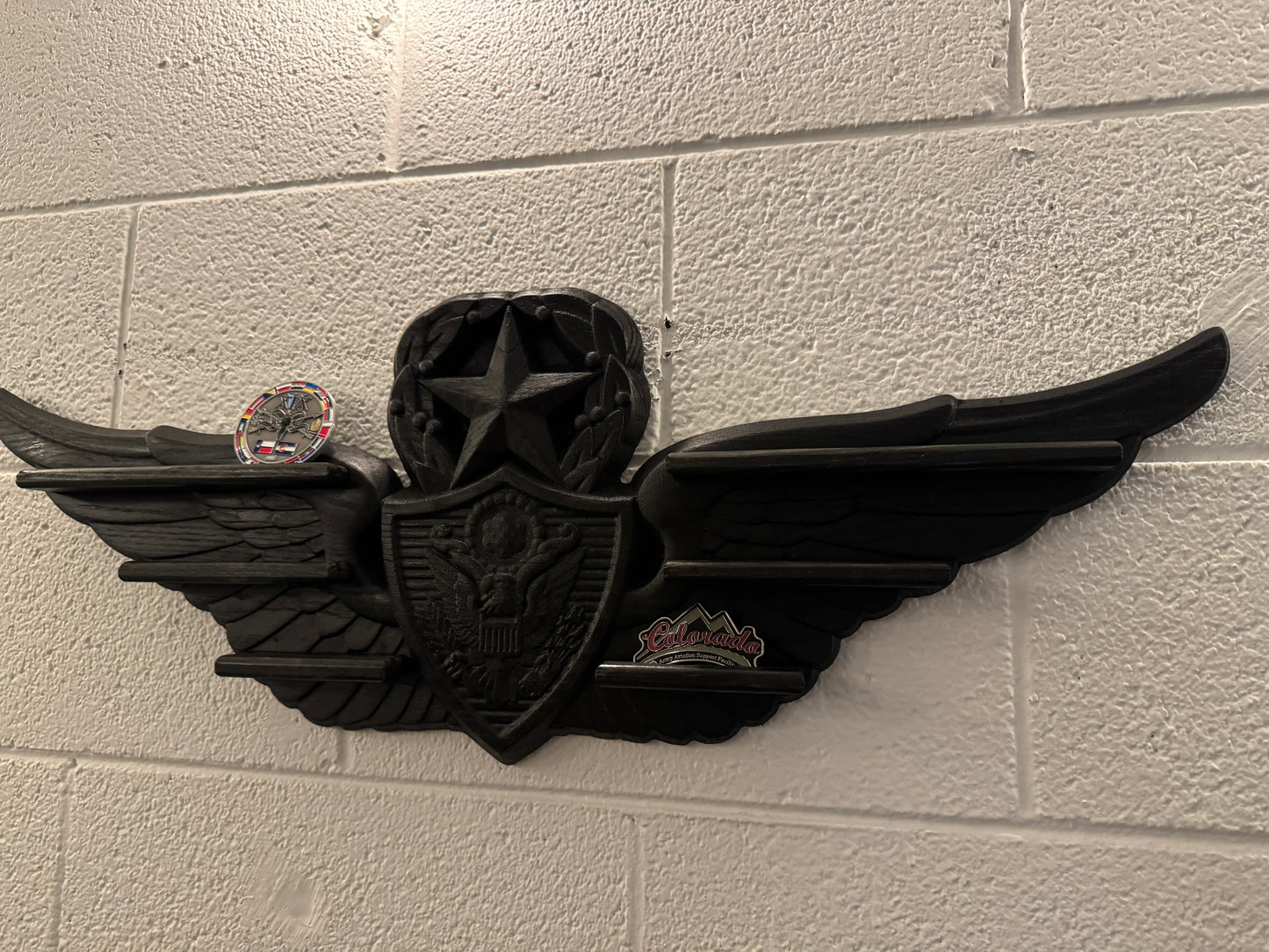 Air Crewmember badge coin holder