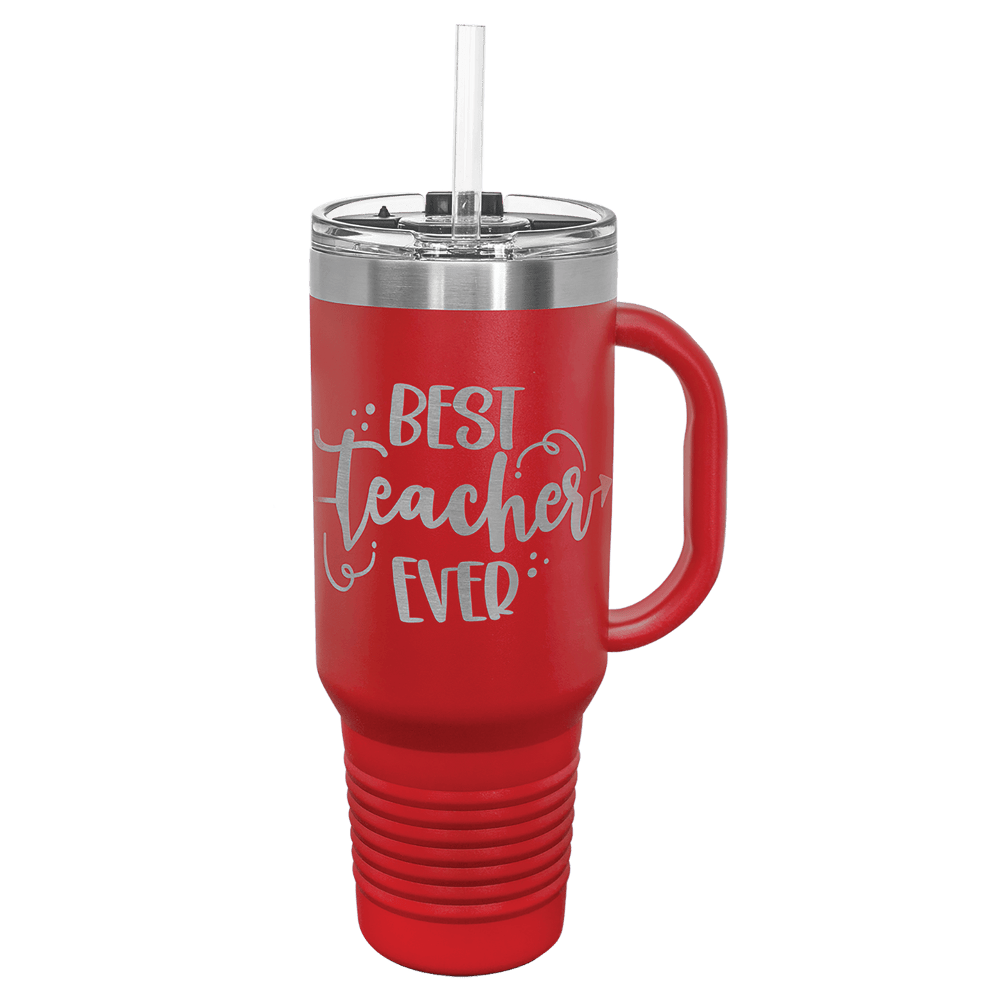 Camel 40 oz. Travel Mug with Handle, Straw Included