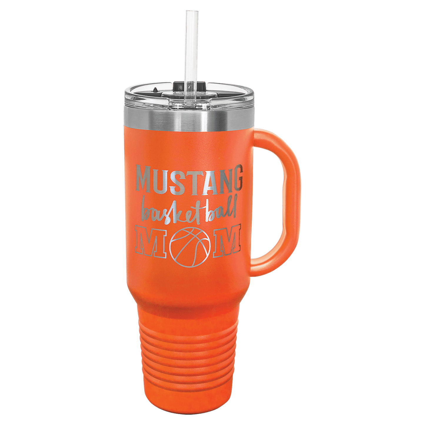 Camel 40 oz. Travel Mug with Handle, Straw Included